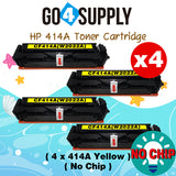 Compatible HP Yellow W2022A CF414A (NO CHIP) Toner Cartridge Used for Color LaserJet Pro M454dn/M454dw; MFP M479dw/M479fdn/M479fdw/M454nw; Enterprise M455dn/ MFP M480f/ MFP M480f; Color LaserJet Managed E45028