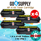 Compatible HP Yellow W2022X CF414X (NO CHIP) Toner Cartridge Used for Color LaserJet Pro M454dn/M454dw; MFP M479dw/M479fdn/M479fdw/M454nw; Enterprise M455dn/ MFP M480f/ MFP M480f; Color LaserJet Managed E45028