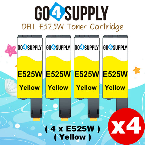 Compatible Dell 593-BBJW E525W E525 525w Yellow to use for E525w Wireless Color Printers