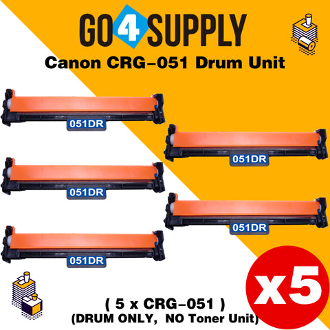Compatible (DRUM ONLY) Canon CRG051 CRG-051 Cartridge 051 Black (2170C001) Drum Unit Used for Canon ImageCLASS LBP162dw MF264dw MF267dw MF269dw Printer
