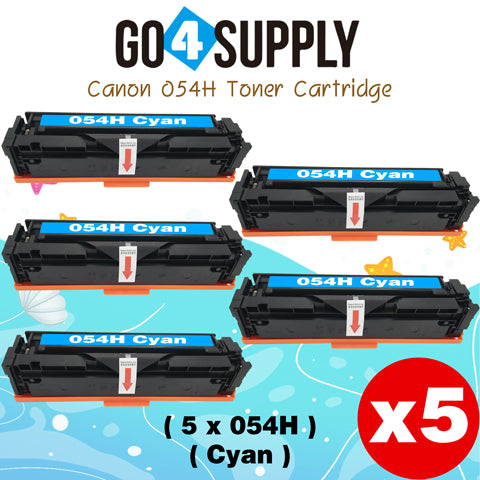 Compatible CANON Cyan CRG054H Toner Cartridge CRG-054H Used for i-SENSYS LBP621Cw/LBP623Cw/MF641Cw/MF643Cdw/MF645Cx; Color imageCLASS MF642Cdw/MF641Cw/MF644Cdw/LBP622Cdw