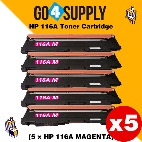 Compatible Magenta HP 116A W2063A Toner Cartridge Used for HP Color Laser MFP 179fnw/ 178nw; Color Laser 150a/ 150w/ 150nw Printer