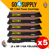 Compatible Yellow HP 116A W2062A Toner Cartridge Used for HP Color Laser MFP 179fnw/ 178nw; Color Laser 150a/ 150w/ 150nw Printer