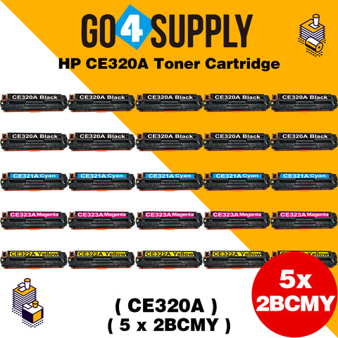 Compatible Set HP CE320A CE321A CE322A CE323A Toner Cartridge Used for HP LaserJet CP1521/1522/1523/1525n; Pro CP1525/1526/1527/1528nw; Pro CM1411/1412/1413/1415fn; Pro CM1415/1416/1417/1418fnw Printer