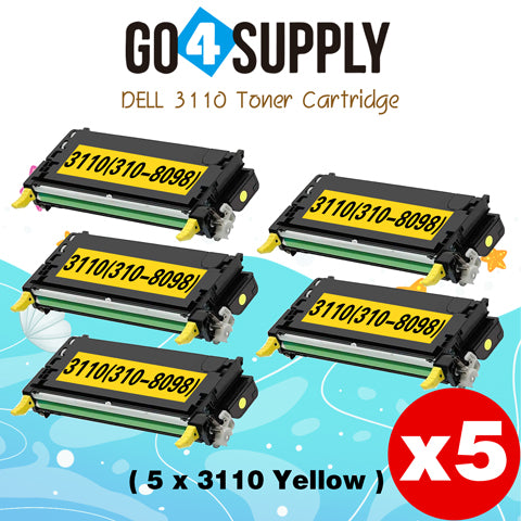 Compatible Dell 3110CN 3115CN 3110 3115 310-8098 Yellow Toner Cartridge Used for DELL 3115 3115cn 3110cn Printers