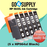 Compatible Black HP 564xl Ink Cartridge Used for Photosmart D5445/D5460/D5463/D5468/C5324/C5370/C5373/C5380/C5383/C5388/C5390/C5393/C6340/C6350/C6380/C6375/B8550/C6324/D5400/D7560 Printer