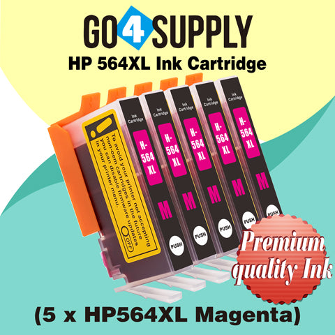 Compatible Magenta HP 564xl Ink Cartridge Used for Photosmart Plus B209a/ B210a/B210b/B210c/B210d/B210e/Officejet 4610/4620 Printer