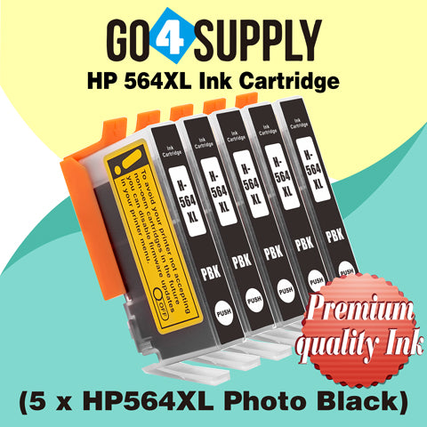 Compatible Photo Black HP 564xl Ink Cartridge Used for Photosmart premium C309a/C309g/C309n/C310a/C310b/ C310c/C410a/C410b/C410d; Photosmart eStation C510a; Photosmart Plus B210b Printer