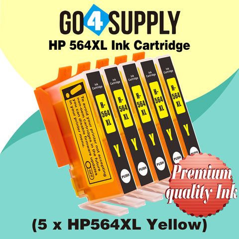 Compatible Yellow HP 564xl Ink Cartridge Used for Photosmart premium C309a/C309g/C309n/C310a/C310b/C310c/C410a/C410b/C410d; Photosmart eStation C510a/Deskjet 3070A/3520/3521/3522/3526 Printer