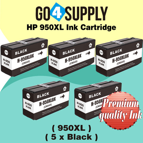 Compatible Black HP 950xl Ink Cartridge Used for HP Officejet Pro 251dw/276dw/8100/8600/8610/8620/8630/8640/8650/8660/8615/8616/8625 Printer
