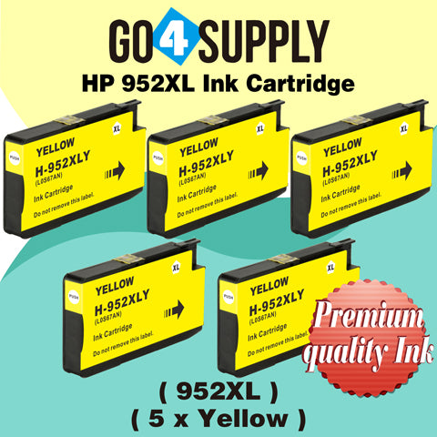 Compatible Yellow HP 952xl Ink Cartridge Used for HP OfficeJet Pro 7720/7740/8210/8216/8702/8710/8715/8720/8725/8730/8740 All-in-One Printer
