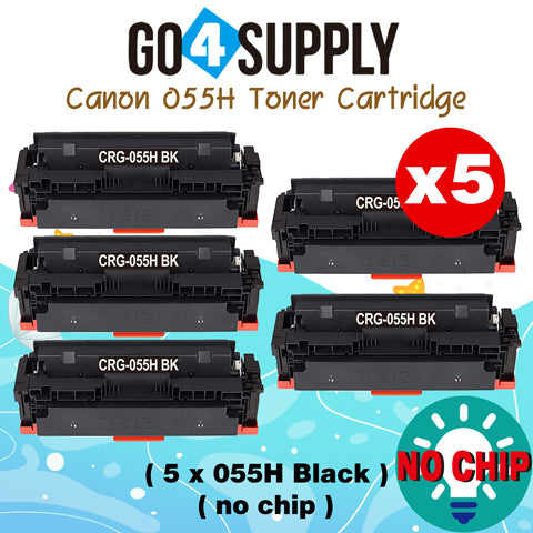 Compatible CANON (High-Yield Page) Black CRG055H (NO CHIP) CRG-055H Toner Cartridge Used for Canon i-SENSYS MF741Cdw; i-SENSYS MF745Cdw;  i-SENSYS MG743Cx