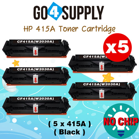 Compatible HP Black W2030A CF415A (NO CHIP) Toner Cartridge Used for Color LaserJet Pro M454dn/M454dw; MFP M479dw/M479fdn/M479fdw/M454nw; Enterprise M455dn/MFP M480f; Color LaserJet Managed E45028