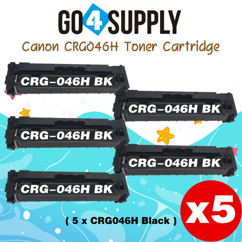 Compatible (High-Yield) Black CANON CRG046H Toner Cartridge Used for Color imageCLASS LBP654Cdw/MF735Cdw/MF731Cdw/MF733Cdw, Color i-SENSYS LBP654Cx/653Cdw/MF732Cdw/734Cdw/735Cx; Satera MF731Cdw/LBP654C/LBP652C/LBP651C/MF735Cdw/MF733Cdw