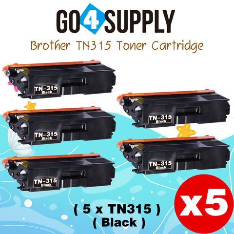 Compatible Brother Black TN-315 TN315 Toner Cartridge Used for Brother HL-4140CN HL-4150CDN HL-4570CDWT HL-4570CDW MFC-9460CDN MFC-9560CDW DCP-9055CDN DCP-9270CDN Printers