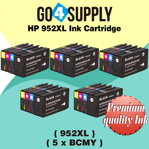 Compatible Set Combo HP 952xl Ink Cartridge Used for HP OfficeJet Pro 7720/7740/8210/8216/8702/8710/8715/8720/8725/8730/8740 All-in-One Printer