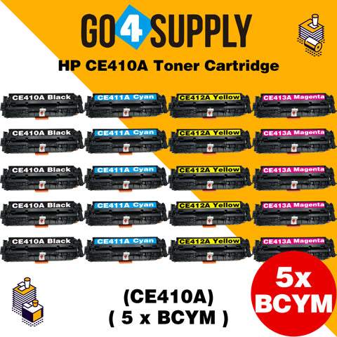 Compatible Set Combo HP CE410A CE411A CE412A CE413A Toner Cartridge Used for HP Laserjet Enterprise 300 color M351/ MFP M375nw; 400 color M451nw/M451dn/M451dw/ MFP M475dn/M475dw Printer
