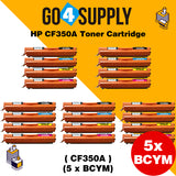 Compatible Set HP 350 CF350A CF351A CF352A CF353A Toner Cartridge Used for HP Laserjet Pro M176/m176fn/M177/177FW Printer