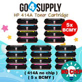 Compatible HP CF414A (NO CHIP) W2020A W2021A W2022A W2023A Set Combo Toner Cartridge Used for Color LaserJet Pro M454dn/M454dw; MFP M479dw/M479fdn/M479fdw/M454nw; Enterprise M455dn/ MFP M480f/ MFP M480f; Color LaserJet Managed E45028