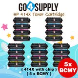 Compatible HP CF414X (WITH CHIP) W2020X W2021X W2022X W2023X Set Combo Toner Cartridge Used for Color LaserJet Pro M454dn/M454dw; MFP M479dw/M479fdn/M479fdw/M454nw; Enterprise M455dn/ MFP M480f/ MFP M480f; Color LaserJet Managed E45028