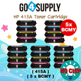 Compatible HP Set Combo W2030A W2031A W2032A W2033A CF415A (BCMY, NO CHIP) Toner Cartridge Used for Color LaserJet Pro M454dn/M454dw; MFP M479dw/M479fdn/M479fdw/M454nw; Enterprise M455dn/MFP M480f; Color LaserJet Managed E45028