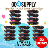Compatible Combo Set Brother TN-315 TN315 (BCMY) Toner Cartridge Used for Brother HL-4140CN HL-4150CDN HL-4570CDWT HL-4570CDW MFC-9460CDN MFC-9560CDW DCP-9055CDN DCP-9270CDN Printers