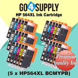 Compatible Set Combo HP 564xl Ink Cartridge Used for Photosmart D5445/D5460/D5463/D5468/C5324/C5370/C5373/C5380/C5383/C5388/C5390/C5393/C6340/C6350/C6380/C6375/7520/D7560/B8550/C6324/D5400/D7560/B110c Printer