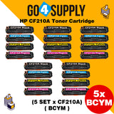 Compatible Set for HP CF210A Toner Cartridge Used for HP LaserJet Pro 200 color M251n/ 251nw/ 251MFP/ M276n/nw Printer