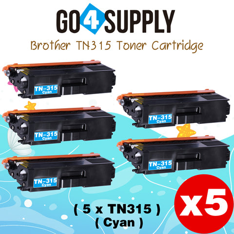 Compatible Brother Cyan TN-315 TN315 Toner Cartridge Used for Brother HL-4140CN HL-4150CDN HL-4570CDWT HL-4570CDW MFC-9460CDN MFC-9560CDW DCP-9055CDN DCP-9270CDN Printers