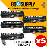 Compatible Black HP 530 CC530A 530A Toner Cartridge Used for HP Color laserJet CP2020/ 2024/ 2025/ 2026/ 2027/ 2024n/ 2024dn/ 2025n/ 2025dn/ 2025x/ 2026n/ 2026dn/ 2027n/ 2027dn; CM2320 MFP Series Printer