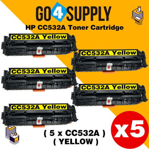 Compatible Yellow HP 532 CC532A 532A Toner Cartridge Used for HP Color laserJet CP2020/ 2024/ 2025/ 2026/ 2027/ 2024n/ 2024dn/ 2025n/ 2025dn/ 2025x/ 2026n/ 2026dn/ 2027n/ 2027dn; CM2320 MFP Series Printer