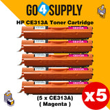 Compatible Magenta HP 313 CE313A 313A Toner Cartridge Used for HP  Laserjet Pro CP1020/ 1021/ 1022/ 1023/ 1025; CP 1026/ 1027/ 1028nw; 100 M175a/b/c/nw/p/q/R; 200 color MFP M275nw/s/t/u Printer
