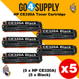 Compatible HP Black CE320A Toner Cartridge Used for HP LaserJet CP1521/1522/1523/1525n; Pro CP1525/1526/1527/1528nw; Pro CM1411/1412/1413/1415fn; Pro CM1415/1416/1417/1418fnw Printer