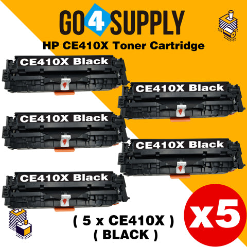 Compatible Black HP 410 CE410X 410X Toner Cartridge Used for HP Laserjet Enterprise 300 color M351/ MFP M375nw; 400 color M451nw/M451dn/M451dw/ MFP M475dn/M475dw Printer
