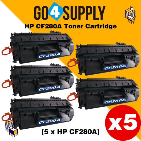 Compatible HP 80A 280A CF280A Toner Cartridge Replacement for HP LaserJet Pro 400 M401a/d/n/dn/dw, Pro 400 M425dn/dw