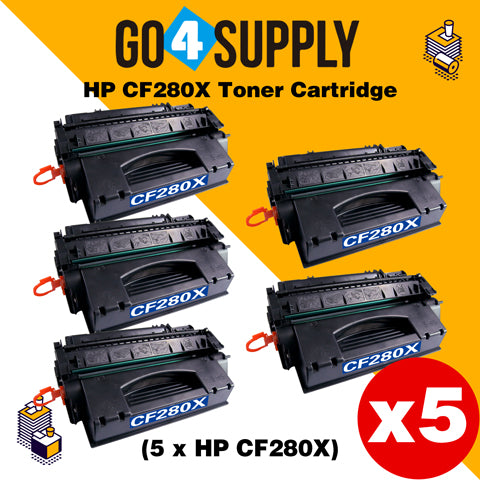 Compatible HP 80X 280X CF280X Toner Cartridge Replacement for HP LaserJet Pro 400 M401a/d/n/dn/dw, Pro 400 M425dn/dw