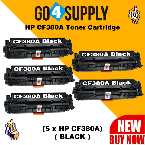 Compatible Black HP 312A 380 CF380A 380A Toner Cartridge Used for HP Color laserJet Pro M476dn MFP/M476dw MFP/M476dnw MFP Printer