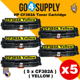 Compatible Yellow HP 382 CF382A 382A Toner Cartridge Used for HP Color laserJet Pro M476dn MFP/M476dw MFP/M476dnw MFP Printer