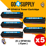 Compatible Cyan HP 201A CF401A Toner Cartridge Used for HP Color LaserJet Pro M252dn/252n; Color LaserJet Pro MFP M277dw/277n; Color LaserJet Pro MFP M274n Printers