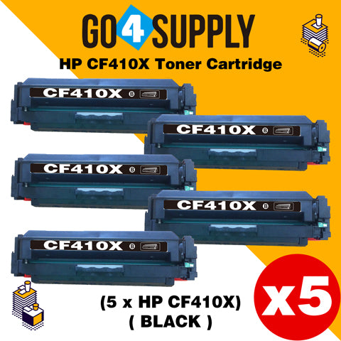 Compatible Black HP 410X CF410X Toner Cartridge Used for Color LaserJet Pro M452dw/452dn/452nw, Color LaserJet Pro MFPM477fnw/M477fdn/M477fdw, Color LaserJet Pro MFP M377dw Printers