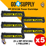 Compatible Yellow HP 412A CF412A Toner Cartridge Used for Color LaserJet Pro M452dw/452dn/452nw, Color LaserJet Pro MFPM477fnw/M477fdn/M477fdw, Color LaserJet Pro MFP M377dw Printers
