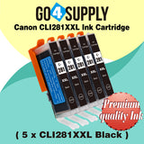 Compatible Small Black Canon CLI281 CLI281XXL CLI-281XXL Ink Cartridge CLI281XL CLI-281XL Used for PIXMA TS702/TR7520/TR8520/TR8620/TS6120/TS6220/TS6320/TS8120/TS8220/TS8320/TS9120/TS9520/TS9521C Printers