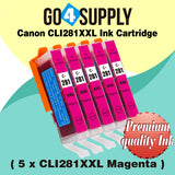 Compatible Magenta Canon CLI281 CLI281XXL CLI-281XXL Ink Cartridge CLI281XL CLI-281XL Used for PIXMA TS702/TR7520/TR8520/TR8620/TS6120/TS6220/TS6320/TS8120/TS8220/TS8320/TS9120/TS9520/TS9521C Printers