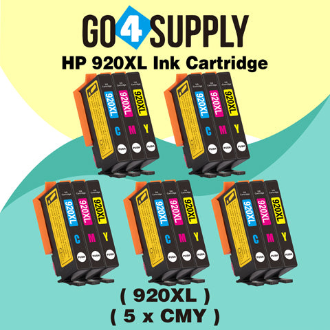 Compatible Set HP 920xl (BCMY) Ink Cartridge Used for HP Officejet 6000 /6500 /6500 Wireless/6500A /7000/7500/7500A Printers