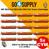 Compatible Color Set HP CE311A CE312A CE313A Toner Cartridge Used for HP  Laserjet Pro CP1020/ 1021/ 1022/ 1023/ 1025; CP 1026/ 1027/ 1028nw; 100 M175a/b/c/nw/p/q/R; 200 color MFP M275nw/s/t/u Printer