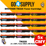Compatible 3-Color Combo Brother TN225 TN-225 Toner Unit Used for Brother HL-3140CW/ HL-3142CW/ HL-3150CDW/ HL-3152CDW/ HL-3170CDW/ HL-3172CDW/ MFC-9130CW/ MFC-9140CDN/ MFC-9330CDW/ MFC-9340CDW; DCP-9020CDW Printer