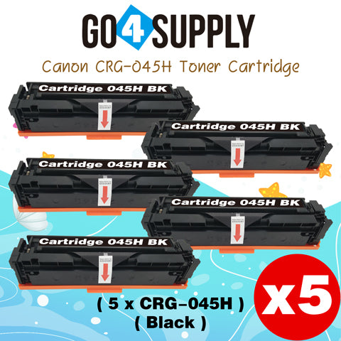 Compatible (High-Yield Page) CANON Black CRG045H CRG-045H Toner Cartridge Used for Color imageCLASS MF634Cdw/LBP612Cdw/MF632Cdw; i-SENSYS MF631Cn/633Cdw/635Cx/LBP611Cn/613Cdw