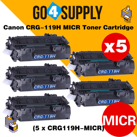Compatible (High Page Yield) MICR Toner Cartridge Replacement for Canon i-SENSYS LBP251dw/252dw/253x/MF411dw/MF416dw/MF418x/MF419x, 
Satera LBP251/252/6300/6330/6340/6600 Printers