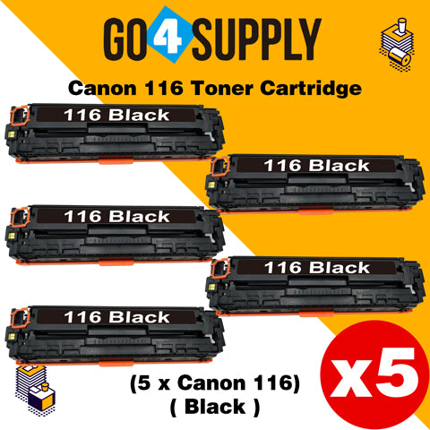 Compatible Black Canon 116 CRG-116 CRG116 Toner Cartridge Used for Canon i-SENSYS LBP-7010C/7016C/7018C; LBP 5050/5050n/iC MF 8080cw; MF8010/8030/8040/8050cn; LBP 7110Cw/7100Cn; iC MF8280Cw/MF6680DN; MF8210/8230/8250Cn; MF628Cw/626Cn; MF623Cn/621Cn