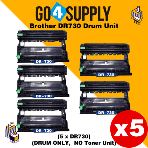 Compatible  Brother DR730 DR-730 Drum Unit Used for Brother DCP-L2550DW, HL-L2350DW, HL-L2370DW, HL-L2370DW XL, HL-L2390DW, HL-L2395DW, MFC-L2710DW, MFC-L2750DW, MFC-L2750DW XL Printer
